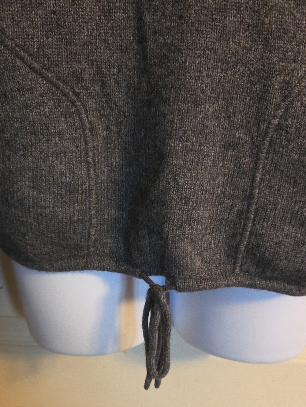GAP Women's Gray Hooded Knit Pullover Size Small - Picture 3 of 11